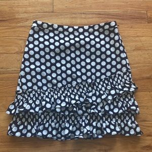 J. Crew Polka Dot Skirt